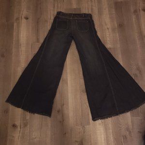 Free People Wide Leg Jeans Size W 27